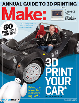 Make: Ultimate Guide to 3D Printing magazine cover