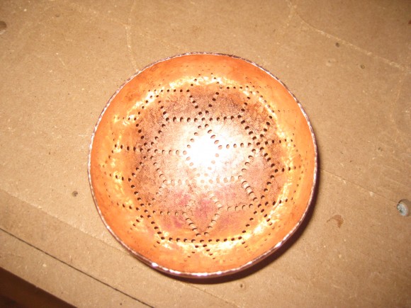 copper colander