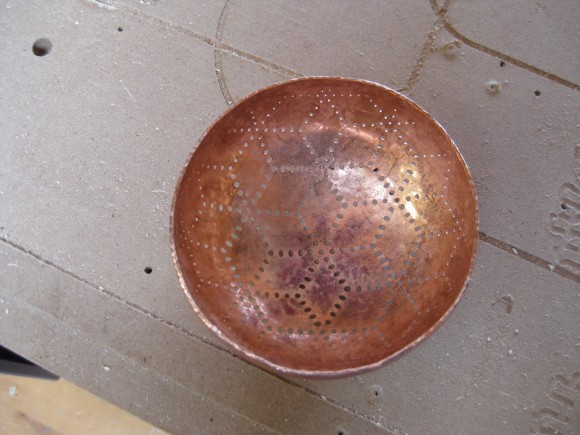 copper colander