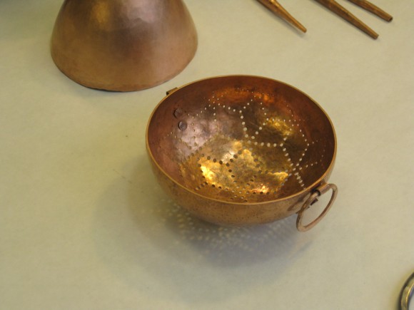 copper colander