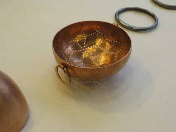 copper colander