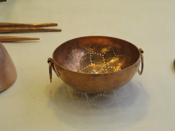 copper colander